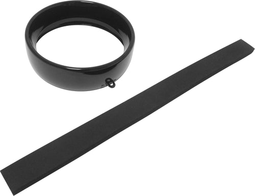 Harddrive Frenched Headlight Trim Ring - Black 5-3/4 TAB Style