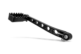 Burly Brand MX Style Shift Arm with Toe Peg - Black - Harley Touring & Softail