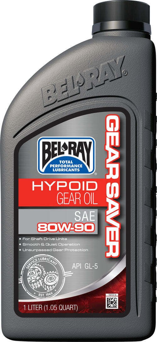 Bel-Ray Gear Saver Hypoid Gear Oil - 80w90 1l (12/Case Sold Ea)