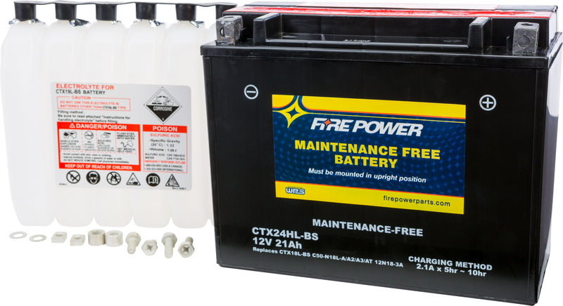 Fire Power Maintenance Free Sealed Battery - Ctx24hl-BS Maintenance Free