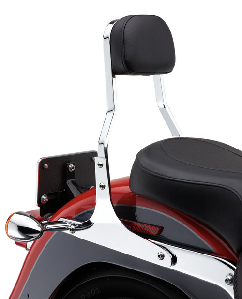 Cobra Square Sissy Bar - Chrome Flst 2000-2006