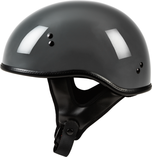 Highway 21 .357 Half Helmet - Solid Half Helmet Grey XL
