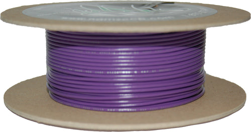 NAMZ Custom Cycle 100-Foot OEM Color Wire Spools - #18-Gauge Violet 100' Spool…