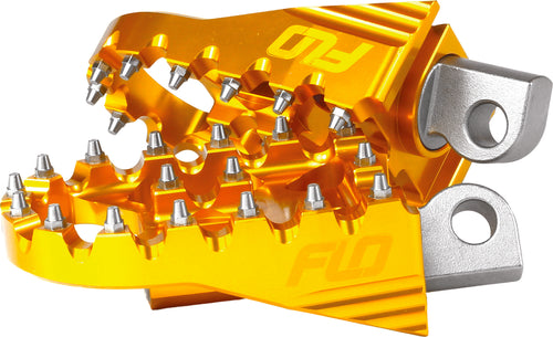 Flo Motorsports Moto Style Footpeg Set - Gold 2