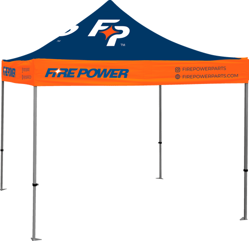 Fire Power FIREPOWER CANOPY 10X10 TENT BLUE W/ WHITE LOGO - TOP 10' X 10' Blue…