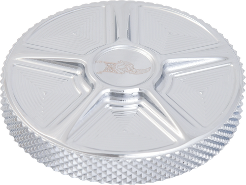Kens Factory NX LVL Gas Caps - CAP Five Chrome Dummy CAP FOR M8 LH