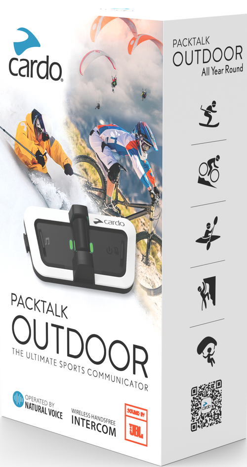 Cardo PalkTalk Outdoor Single and Duo - White