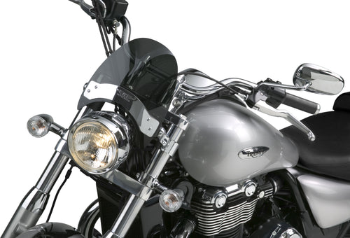 National Cycle Flyscreen Windshield - WS Dark Smoke Chrome Hardware