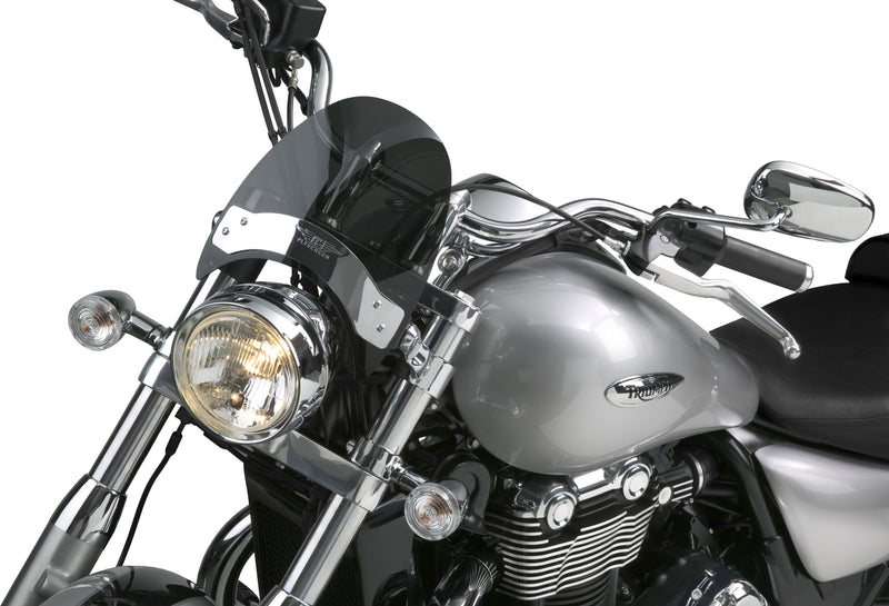 National Cycle Flyscreen Windshield - WS Dark Smoke Chrome Hardware