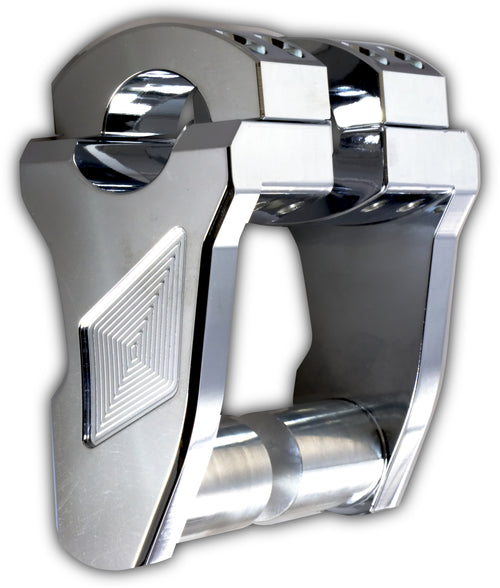 ROX Street Pivoting Handlebar Riser - Chrome 3