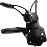 Hawg Halters Inc Black Slotted Forward Controls - Harley FLH Touring 2014-2025