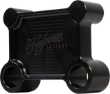 Hofmann Designs Billet Pull Back Plate Black - Harley Batwing Touring