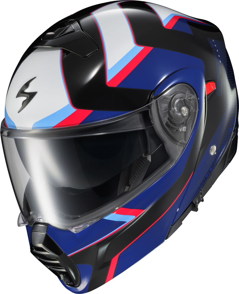 Scorpion EXO EXO-GT930 Transformer Helmet - Morph Blue/RED 3x