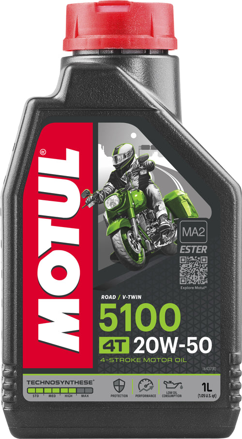 Motul 5100 4T Oil - 20w50 1l 12/Case