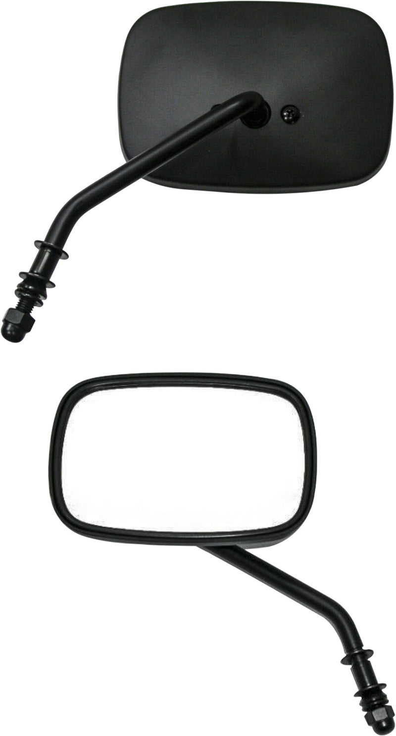 Harddrive OEM Mirror - Style Short Stem Matte Black Left