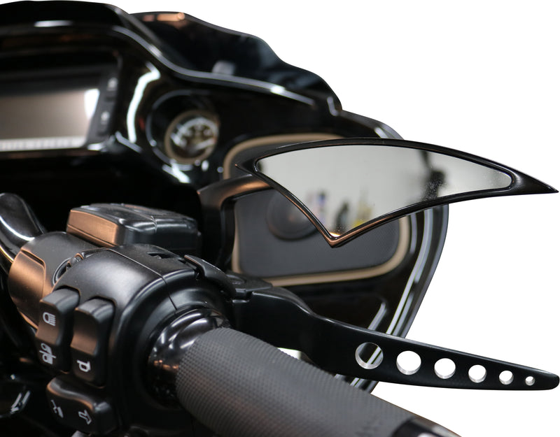 Baggernation Power Mirrors - Black 5.75