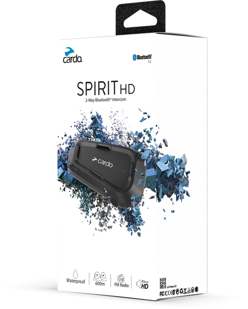 Cardo Spirit BT Headset - HD Bluetooth Headset Single