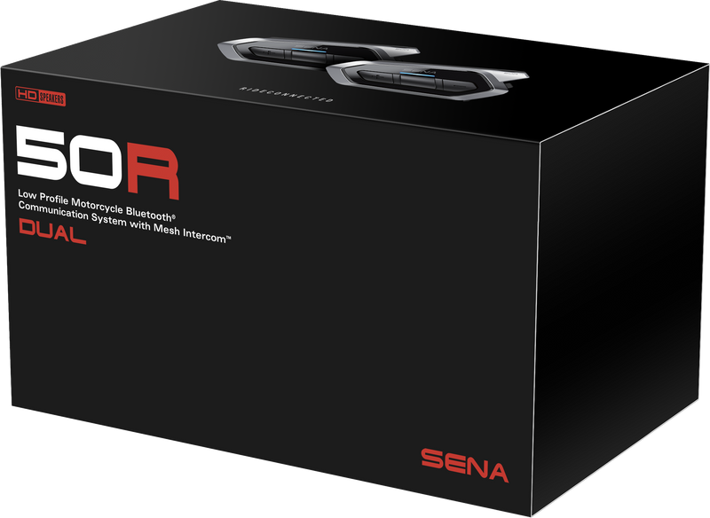 SENA 50R HD Bluetooth Communication System w/ Mesh Intercom - Comm System With…