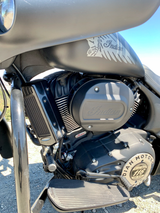 Ultracool Indian Naked Side Mount Oil Cooler Black - Indian V-Twin