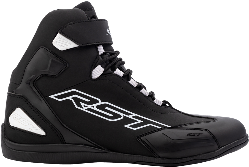 RST Sabre Moto CE Shoe - Boot Black / Black / White SZ 7