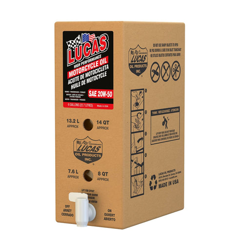 Lucas Engine Oil - 4t 20w50 6gal BOX