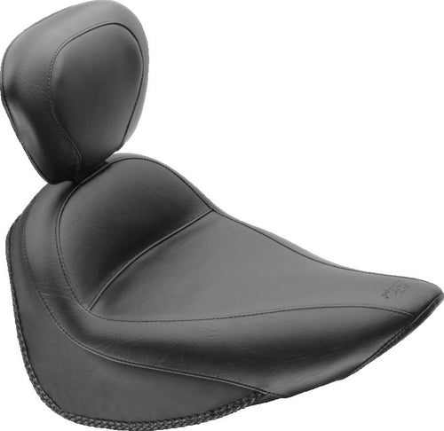 Mustang Motorcycle Solo with Driver Backrest Original — 1984-2006 Harley-Davidson Touring