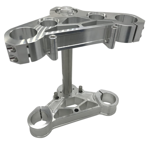 Pro One MXV1 Triple Clamp - 39mm Triple Tree RAW Aluminum