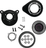 S&S Cycle 08-16 Touring/16-17 Softail Models Stealth Air Stinger Kit w/ Gloss Black Teardrop