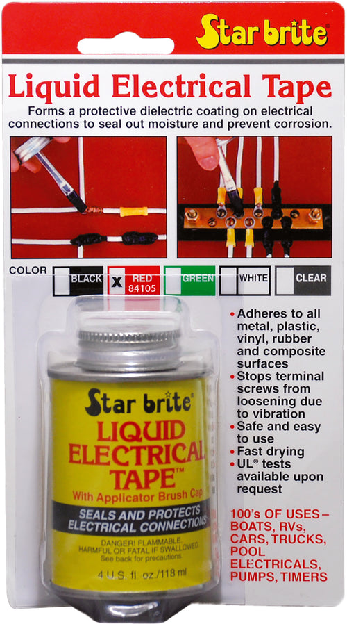 Star Brite Liquid Electrical Tape - RED 4 OZ