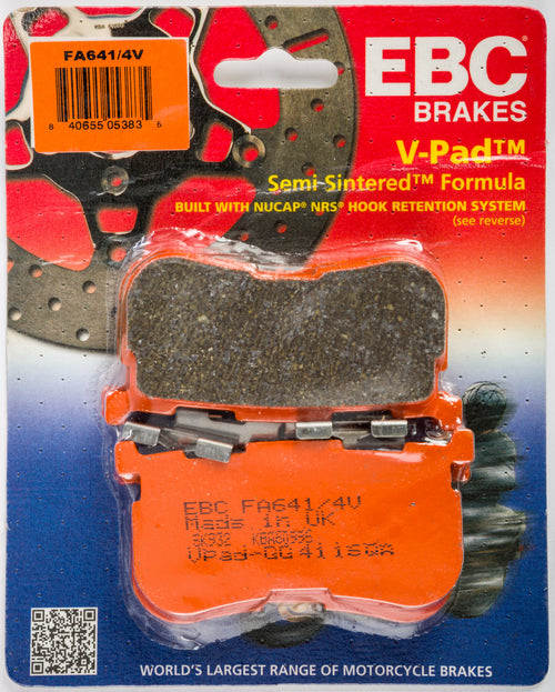 EBC Semi-Sintered Brake Pads - Fa641/4v Semi-Sintered V Series