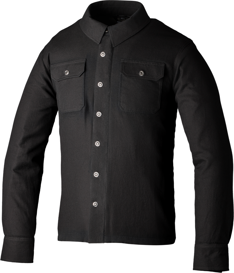 RST Kevlar Lumberjack CE Shirts - Shirt Plain/Black/Check XS