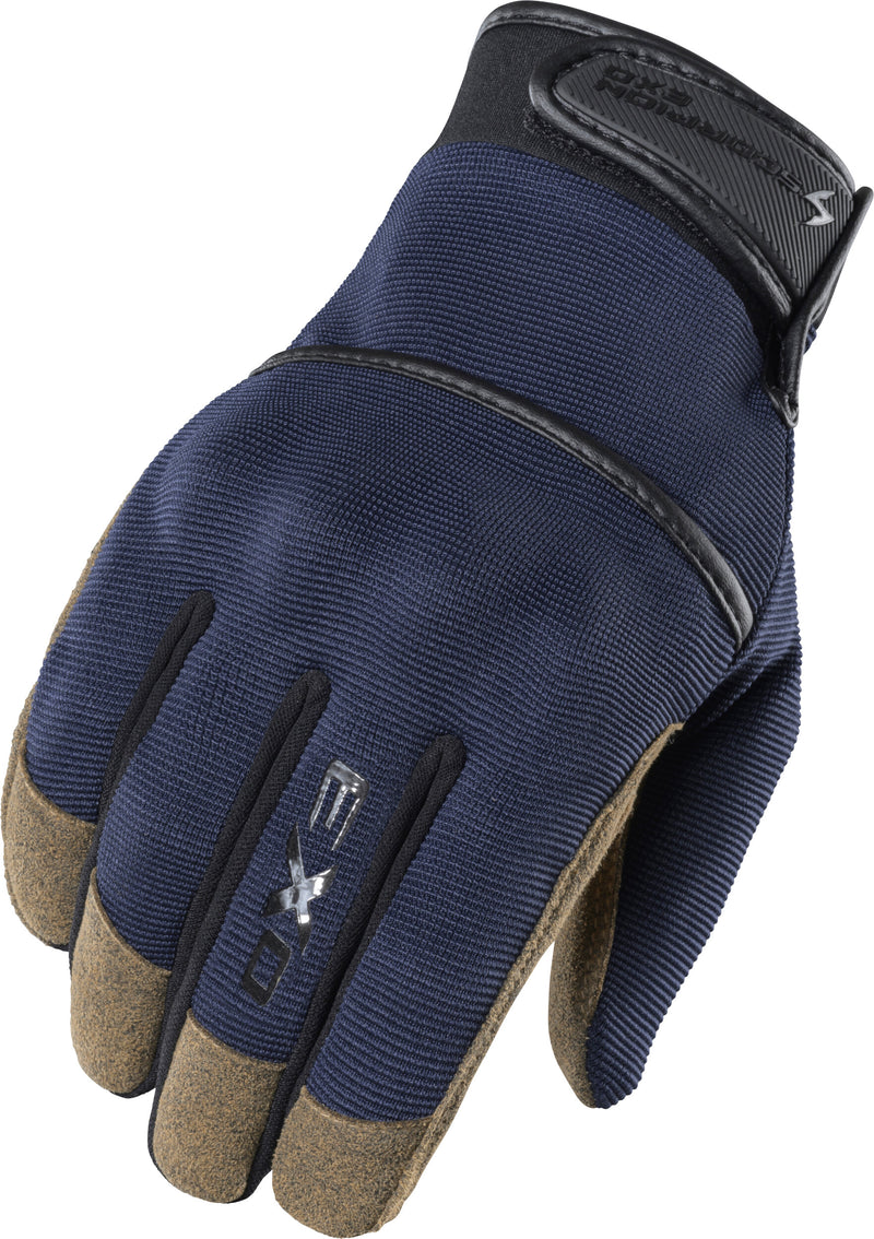 Scorpion EXO Stealth Grip Gloves - Dark Blue 3x