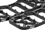 Flo Motorsports V5 Black Floorboards - Harley Touring & Softail