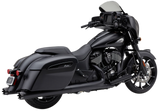 Cobra 4" NH Dual Cut Black Slip-Ons - Indian Gen-2 Chief