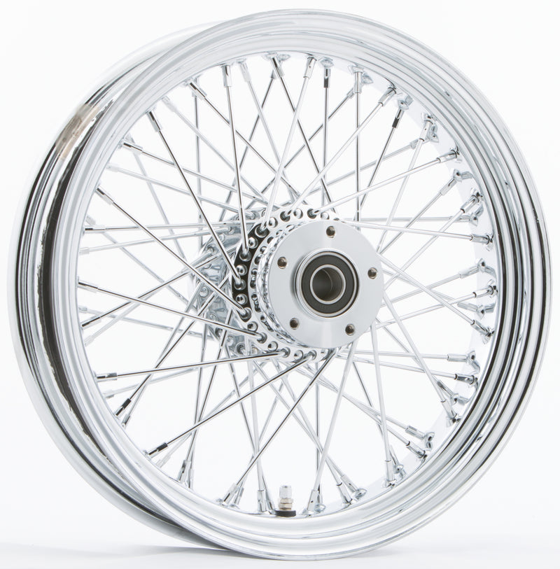 Harddrive Front 60 Spoke Wheels - 60-SPK DD Chrome 16x3.5 Wide-HUB 3/4