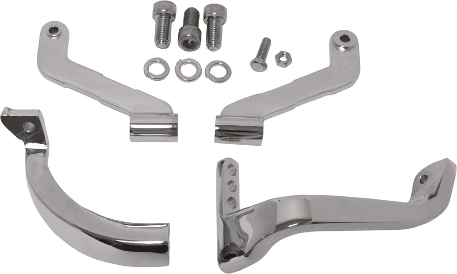 Harddrive Front Floorboard Mounts - Chrome FRT FLH/FLT 1993-2009 Tour CVO 2006-…