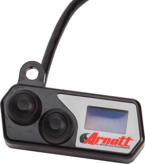 Arnott LED Pressure Gauge w/Toggle - Black