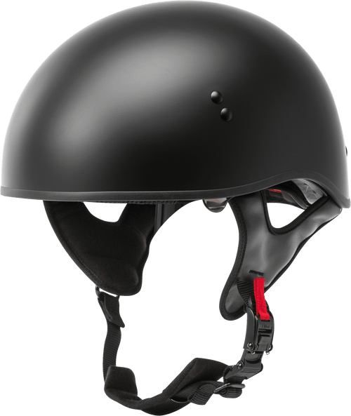 GMAX HH-65 Naked Helmet - Half Helmet Naked Matte Black LG