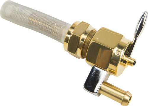 Harddrive Brass Petcock - HEX 22mm Downward Position