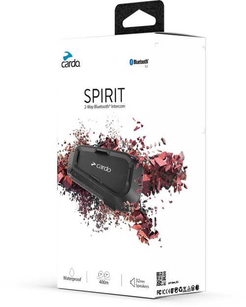Cardo Spirit BT Headset - Bluetooth Headset Single