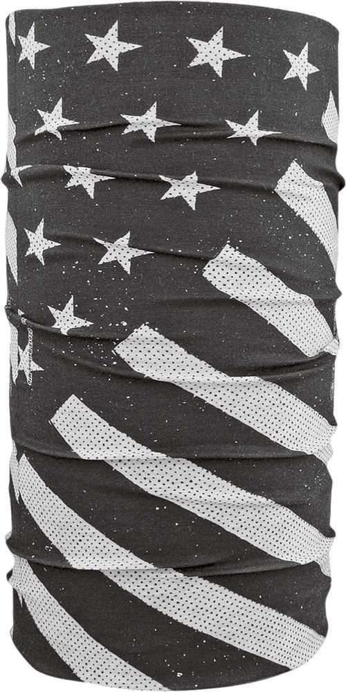 Zan Motley Tube - Polyester Black/White Flag