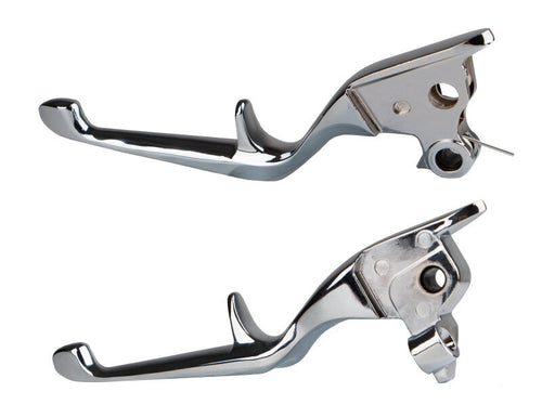 Kuryakyn Trigger Levers Chrome - Harley Milwaukee-Eight Touring