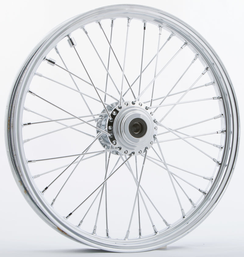Harddrive Front 40 Spoke Wheels - 40-SPK SD/DD Chrome 19x2.15 NG-HUB 1