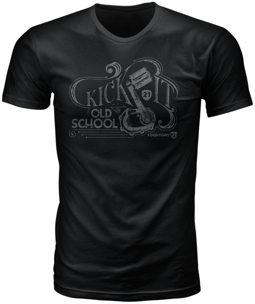 Highway 21 Old School Tee - Black 2x