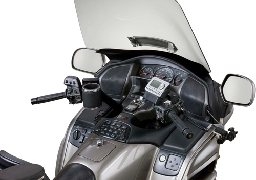 Kruzer Kaddy Perch Mount Holder - Leather Black/Chrome