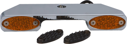 Pro One Turn Signal Bar - W/Amber LED Narrow Glide CHR