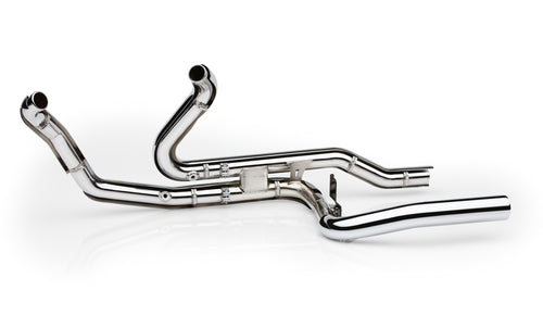 Cobra PowerPort Dual Headpipes Chrome - Harley Trike 2010-2016