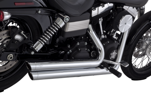 Vance and Hines Big Shots Staggered Full Exhaust System - Harley Dyna