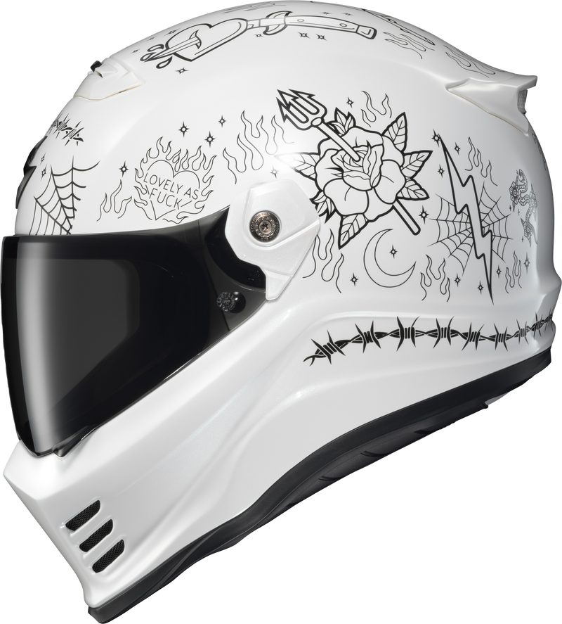 Scorpion EXO Covert FX Full Face Helmet - THE Litas 2 White XL