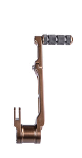Santoro Fabworx Just the Tip Adjustable Brake Arm w/Toe Peg - SF30040 - Harley & Indian V-Twin